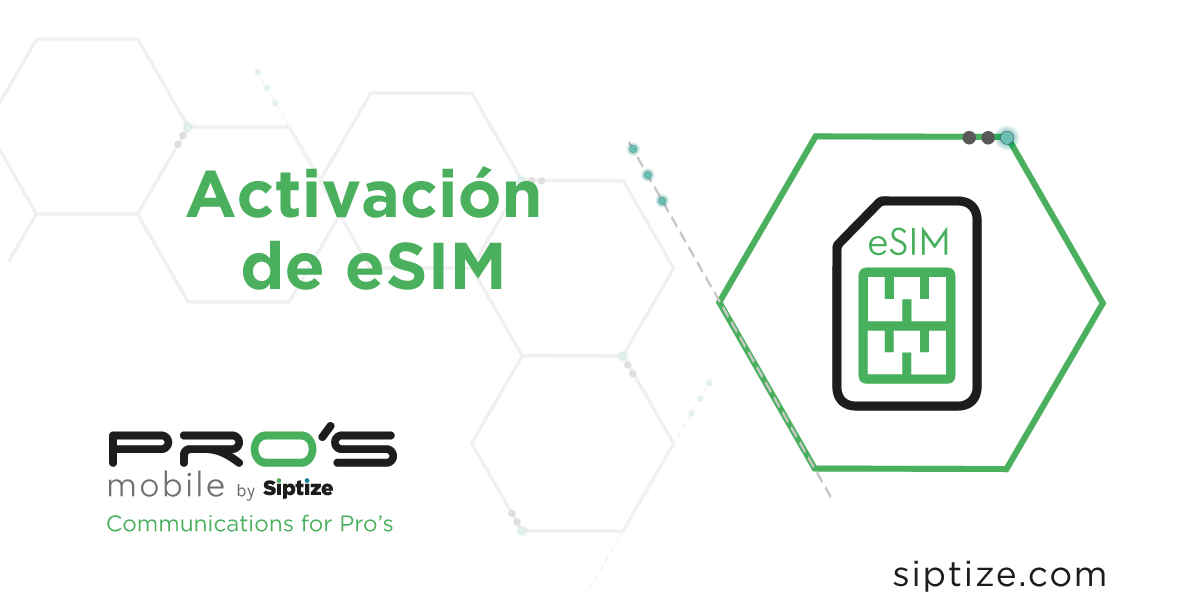 Activación de eSIM con PRO’S Mobile